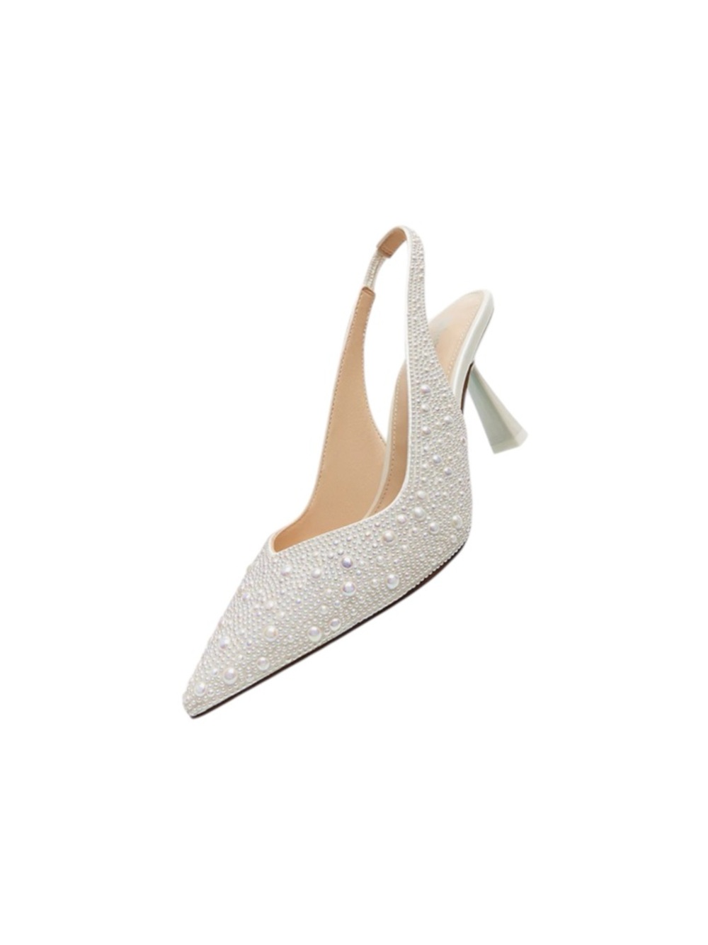 NEW!!! BETSEY JOHNSON CLARK SLINGBACK PUMPS - IVORY-Sz 6.5 wide